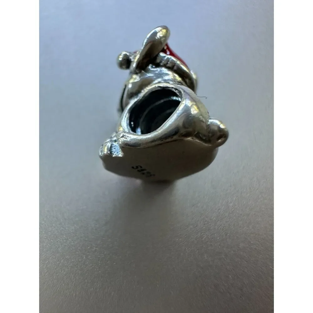 NWOT Stitch Christmas Disney x Pandora FIT Silver Charm 798452C01